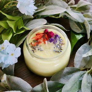 Floral Soy Candle